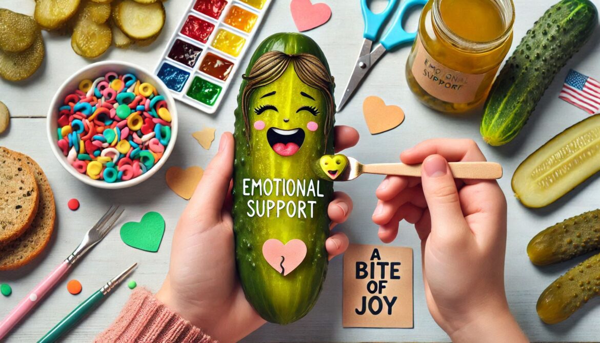 Emotional Support Pickle: A Bite of Joy