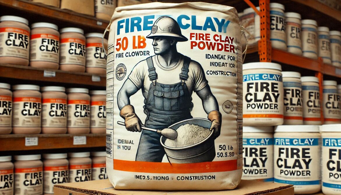 50 lb Fire Clay Powder: Ideal for Construction