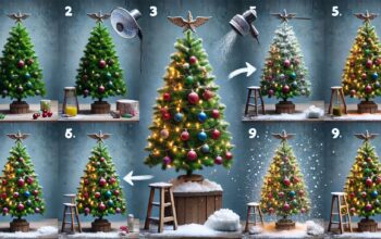 How to Create a Snowing Christmas Tree