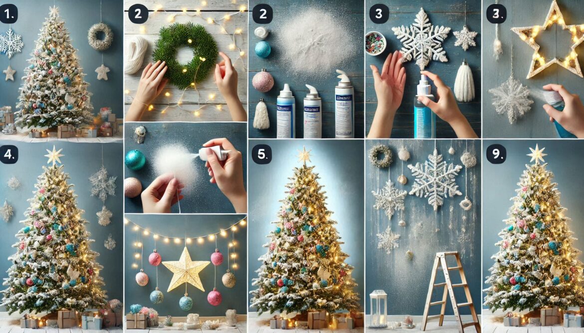 How to Create a Stunning Snow Christmas Tree for Your Home