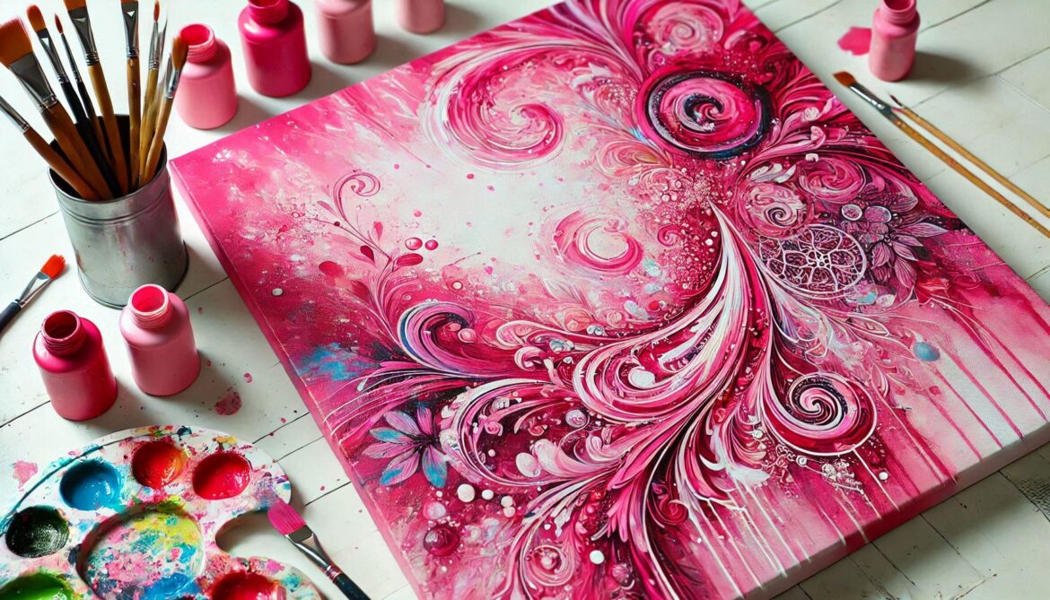 Pink Paint: Beauty in Every Stroke